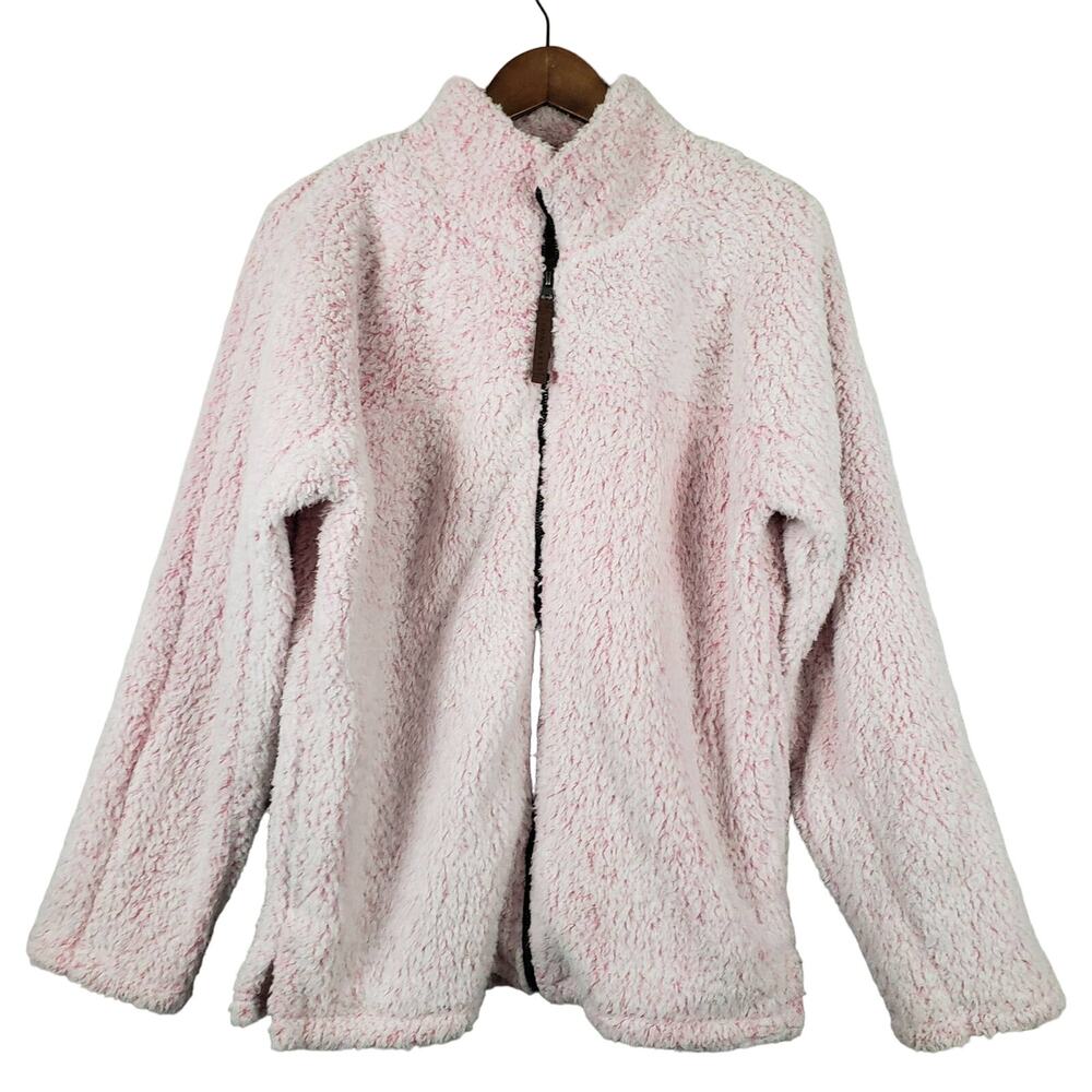 Congaree Outfitters Full Zip Sherpa Jacket Pink - M